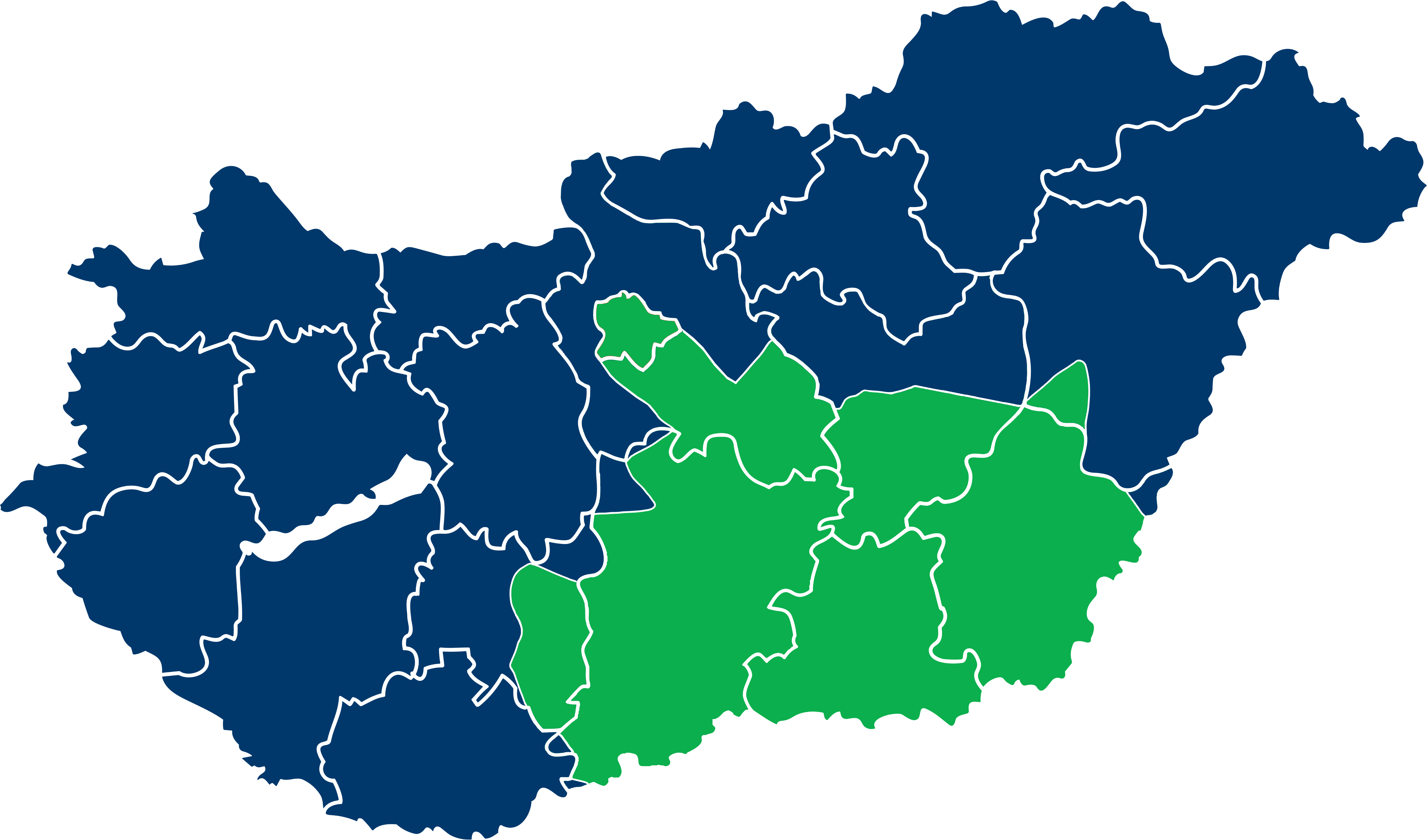 Lefedettségi térkép